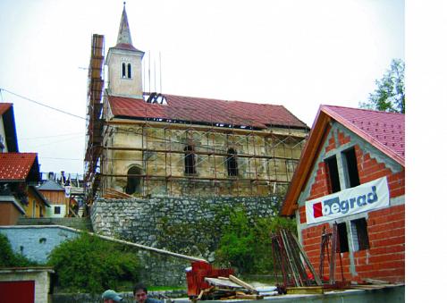 Cerkev sv. Duha pred obnovo