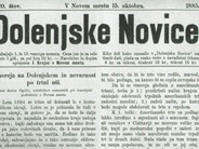 Drugi o nas: Dolenjske novice, 1912